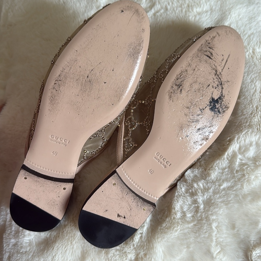 Women's GG Crystal Princetown Slipper - Picture 7 of 9